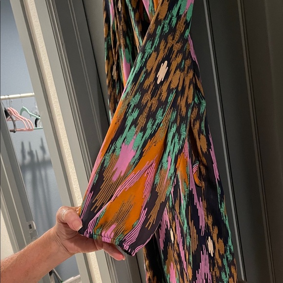 The Impeccable Pig Vibrant Patterned Long Sleeve Dress - Picture 5 of 7